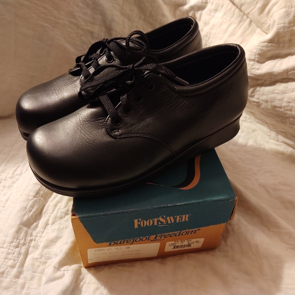 DREW Barefoot Freedom 9.5 WW Leather Orthopedic